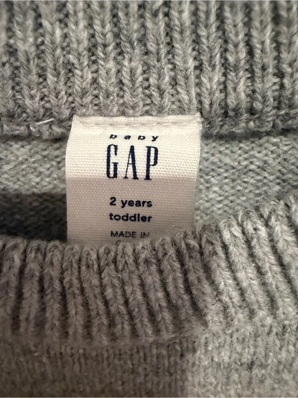 Lot of 3 Toddler Boys Sweater Bundle 2T Baby Gap Firetruck Knit Striped Pullover